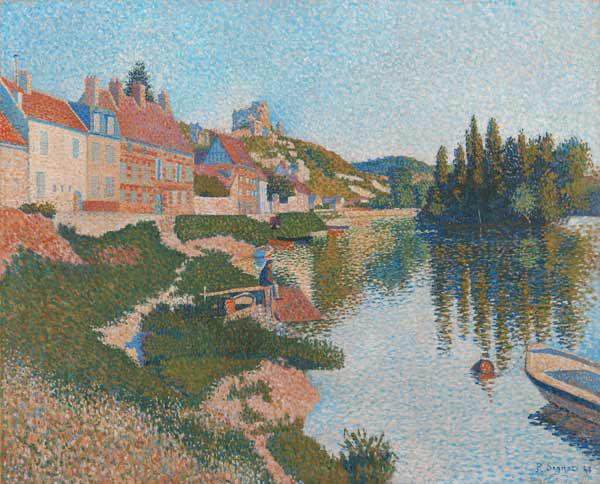 The River Bank, Petit-Andely, 1886 (oil on canvas)