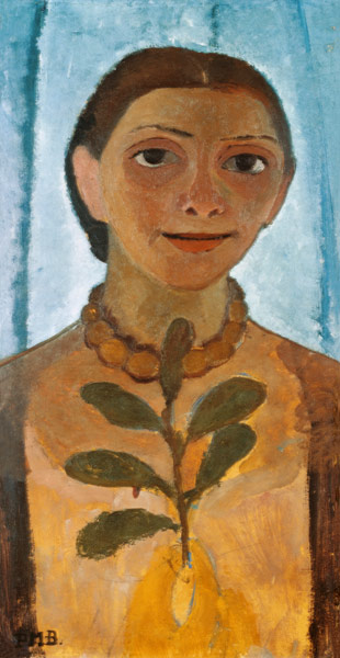 el pintor con una camelia de Paula Modersohn-Becker