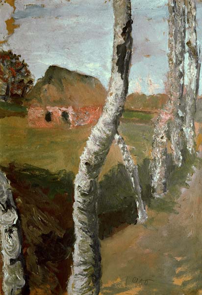 Path Along Birch Trees de Paula Modersohn-Becker