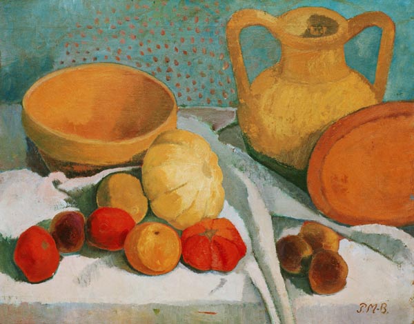 Naturaleza muerta en amarillo de Paula Modersohn-Becker