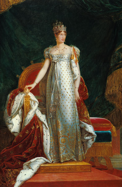 Portrait of Empress Marie Louise (1791-1847) of France, after a painting by Francois Gerard de Paulin Jean Baptiste Guerin