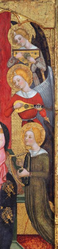 Madonna with Angels Playing Music (Detail)