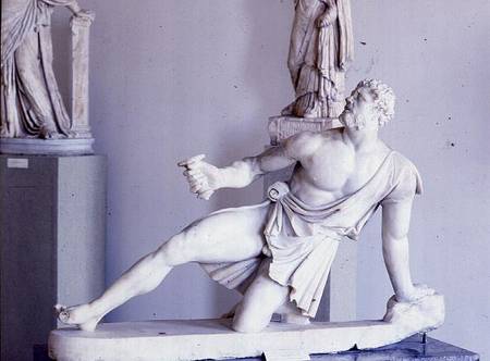 The Kneeling Gaul, one of the Three Gallic Warriors de Pergamo school