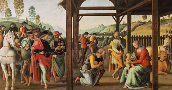 Perugino, Adoration of the Magi / Paint. de Perugino (eigentl. Pierto di Cristoforo Vanucci)
