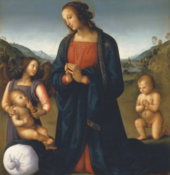 Madonna del Sacco / Perugino de Perugino (eigentl. Pierto di Cristoforo Vanucci)