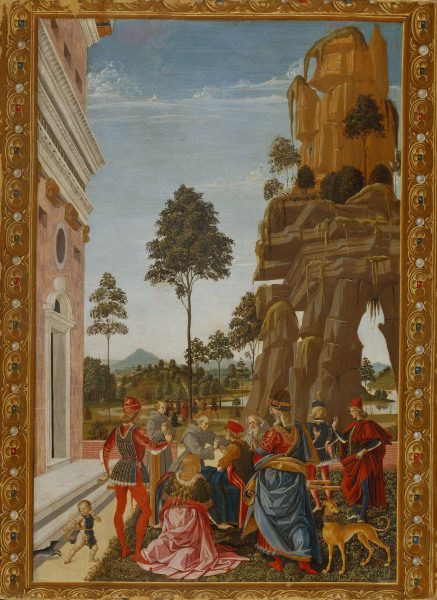 Miracle of St.Bernard / Perugino de Perugino (eigentl. Pierto di Cristoforo Vanucci)