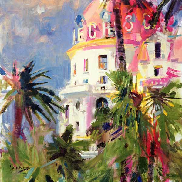 Balcón de la Riviera, 2002 (óleo sobre lienzo)  de Peter  Graham