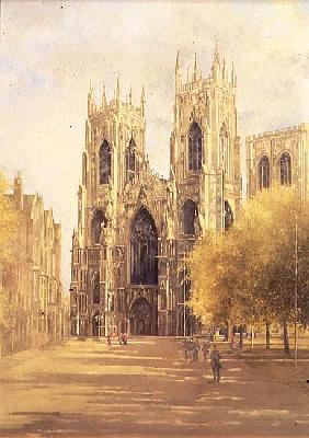 York Minster, 1991 (oil on canvas) 