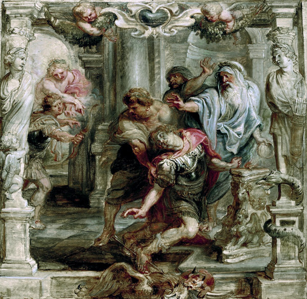 The death of Achilles de Peter Paul Rubens
