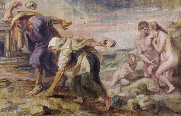 Deucalion and Pyrrha de Peter Paul Rubens