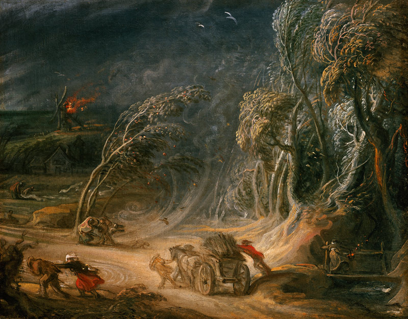 Landscape: A Storm de Peter Paul Rubens