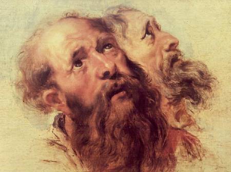 Two Apostles de Peter Paul Rubens