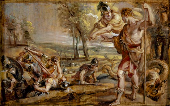 Cadmus Sowing the Dragon's Teeth de Peter Paul Rubens