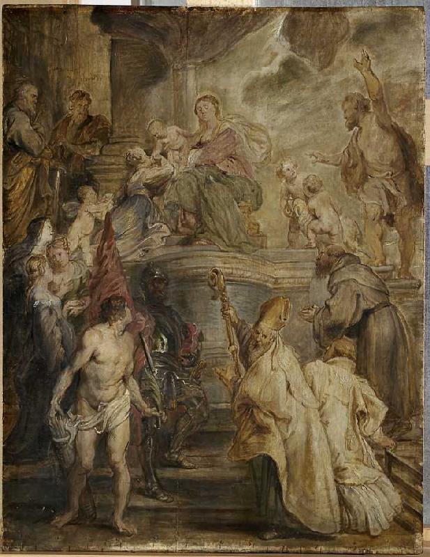 Die Verlobung der hl de Peter Paul Rubens