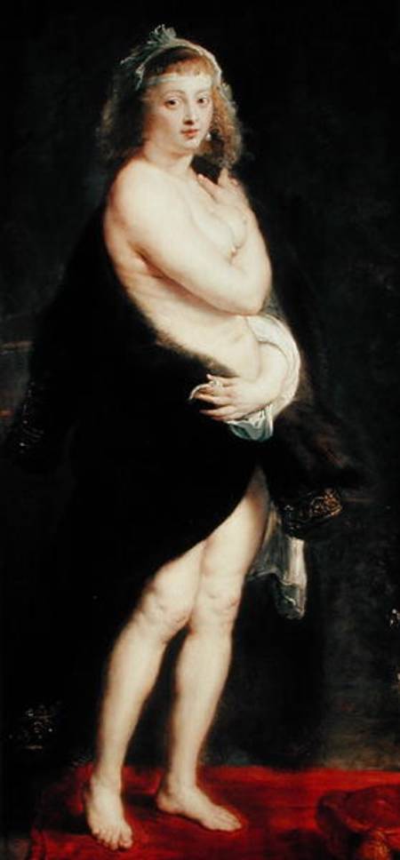 Helena Fourment in a Fur Wrap de Peter Paul Rubens