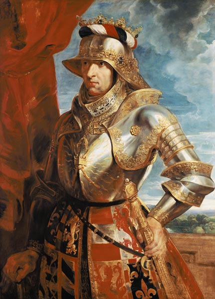Maximilian I (1459-1519) de Peter Paul Rubens