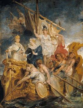 From the Medici cycle: The handing over of the rei