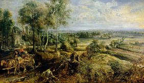 Autumn landscape in view of Het Steen