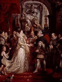The temporary wedding Maria De'Medici with Heinric