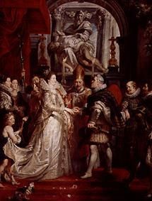 The temporary wedding Maria De'Medici with Heinric de Peter Paul Rubens