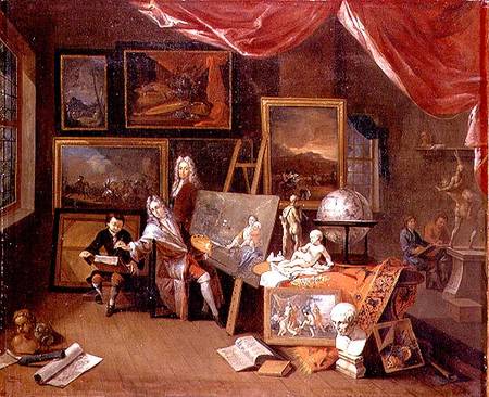 The Artist's Studio de Peter Tillemans