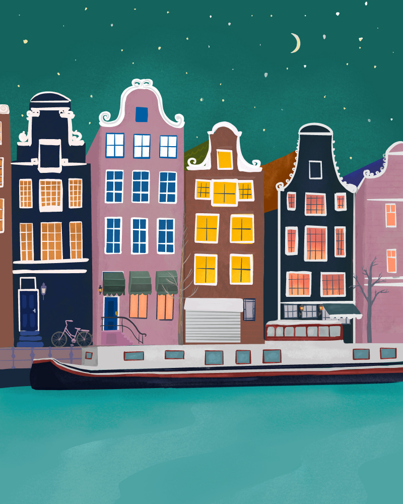 Amsterdam by night de Petra Lizde
