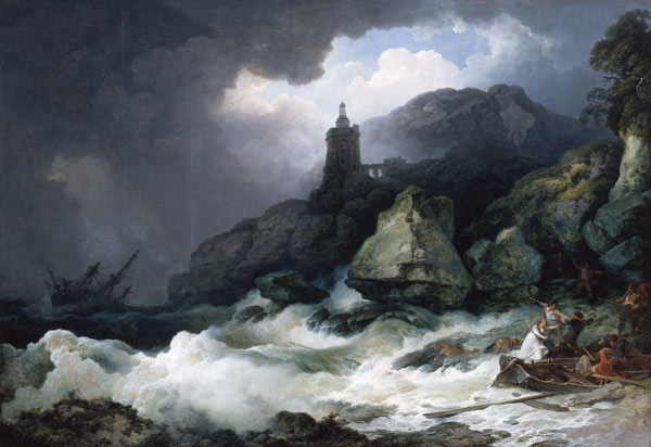 The Shipwreck de Philip James (auch Jacques Philippe) de Loutherbourg