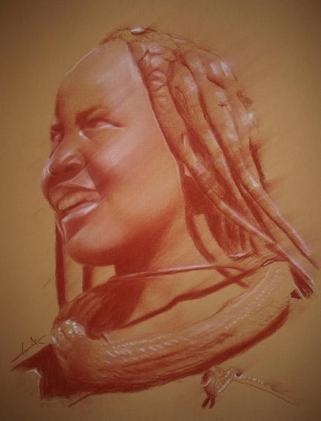 Portrait femme himba