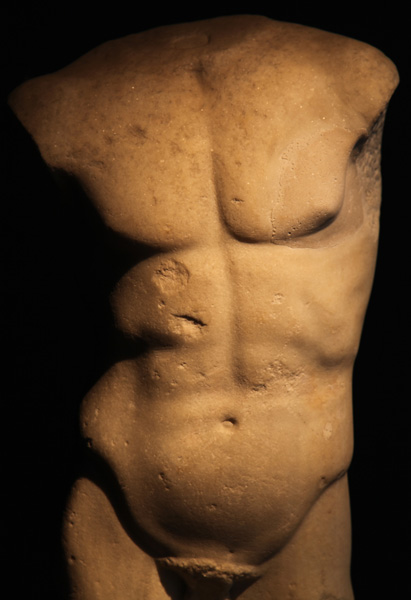 Torso masculino escultural antiguo en Bruselas de Andrea Piccinini