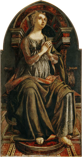 Hope, from a series of panels depicting the Virtues designed for the Council Chamber of the Merchant de Piero del Pollaiuolo