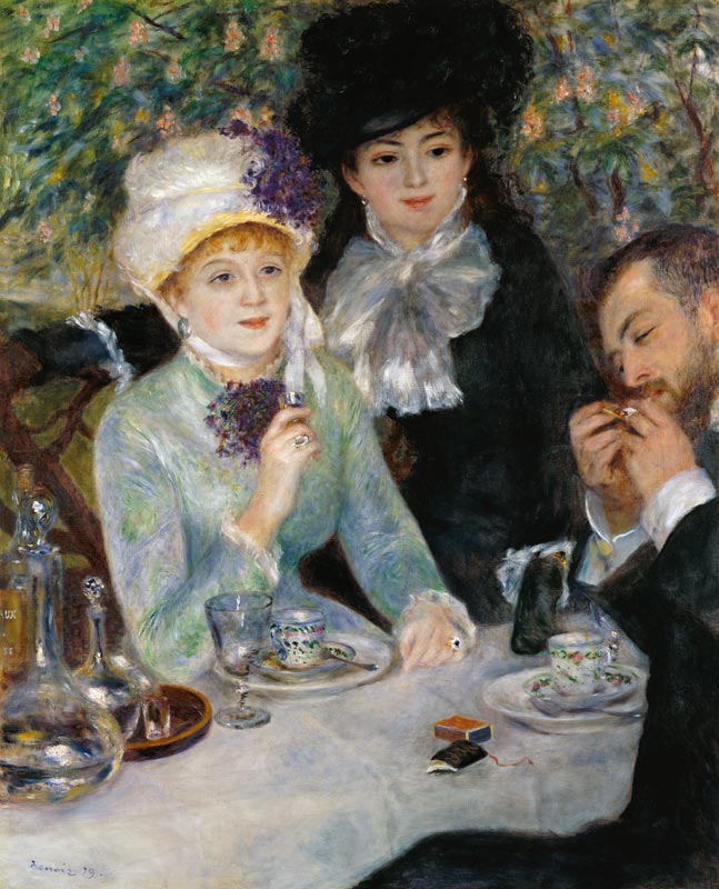  Después de comer de Pierre-Auguste Renoir