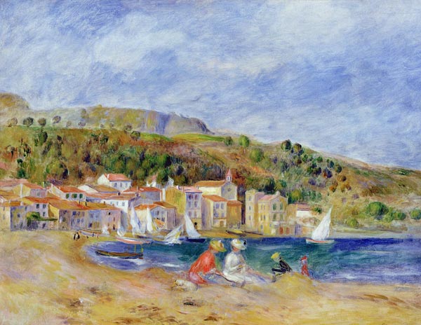 Le Lavandou (oil on canvas) de Pierre-Auguste Renoir