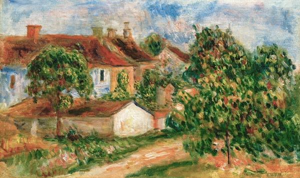 A.Renoir, Maisons de village de Pierre-Auguste Renoir