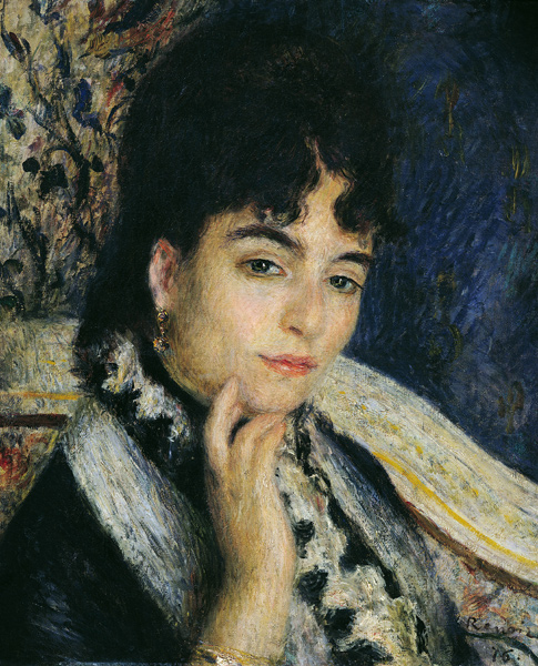 Portrait of Madame Alphonse Daudet (1844-1940) de Pierre-Auguste Renoir