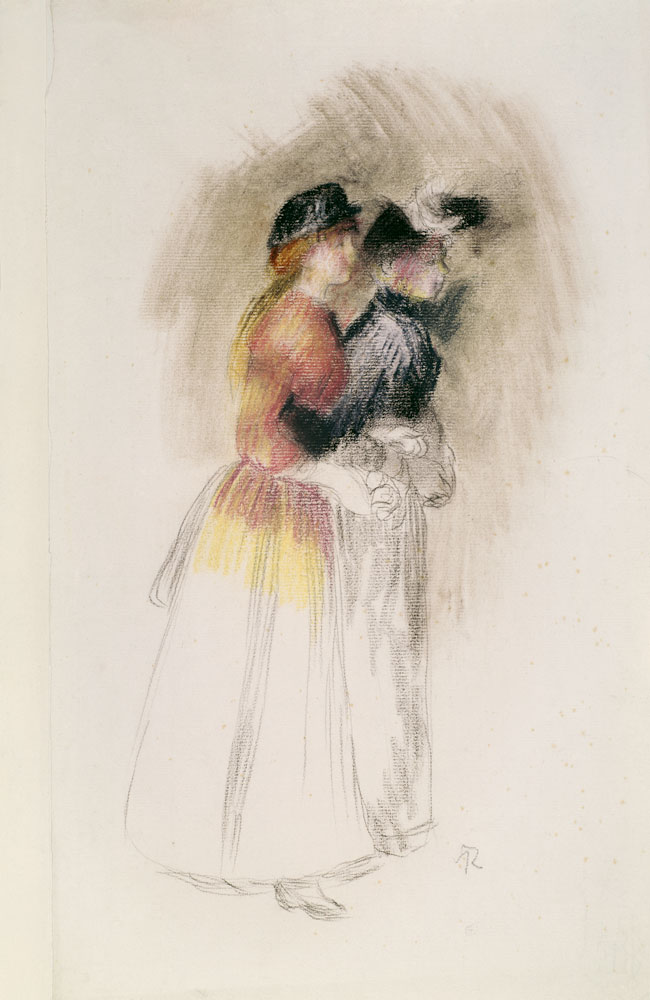 Renoir / Two women / 1890 de Pierre-Auguste Renoir