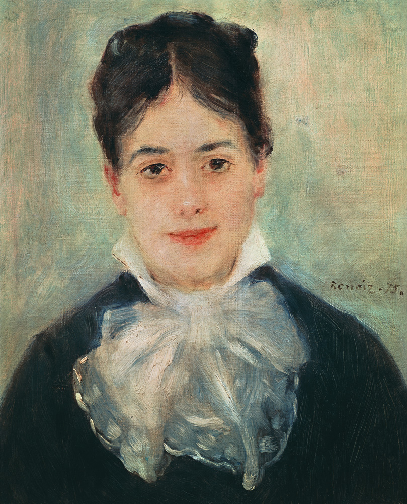 Woman Smiling de Pierre-Auguste Renoir