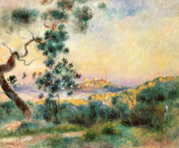 View of Antibes. de Pierre-Auguste Renoir