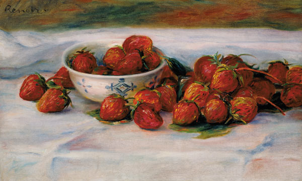 Erdbeeren. de Pierre-Auguste Renoir