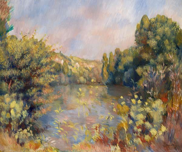 Lakeside Landscape de Pierre-Auguste Renoir