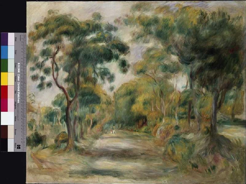 Landschaft in der Mittagssonne de Pierre-Auguste Renoir