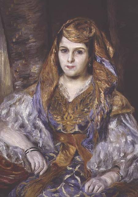 Mme. Clementine Stora in Algerian Dress, or Algerian Woman de Pierre-Auguste Renoir