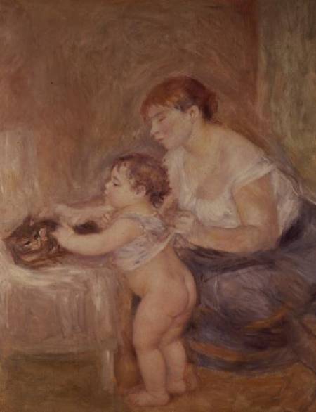 Madre e hijo de Pierre-Auguste Renoir
