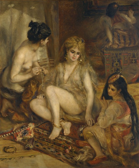 Parisiennes in Algerian Costume (Harem) de Pierre-Auguste Renoir