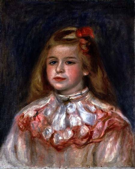 Portrait of a Young Girl de Pierre-Auguste Renoir