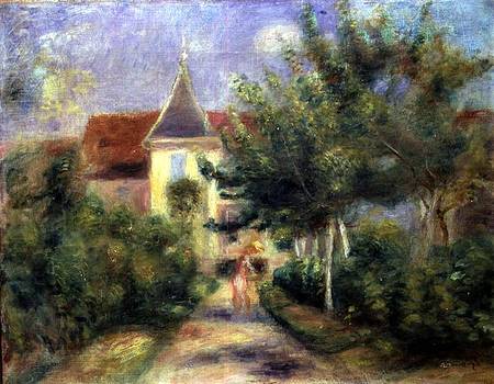 Renoir's house at Essoyes, 1906 de Pierre-Auguste Renoir