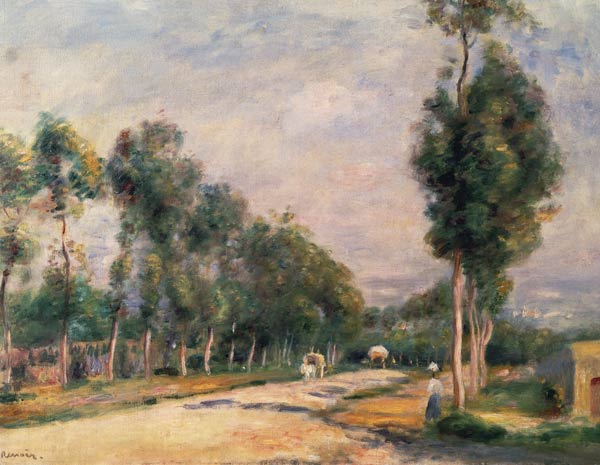 Renoir / Road near Louveciennes / 1895 de Pierre-Auguste Renoir