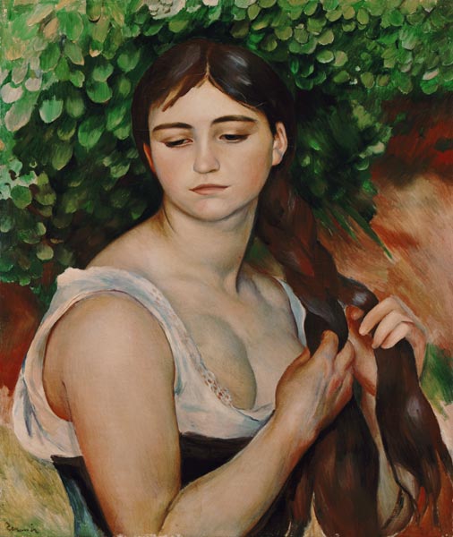 Renoir / Suzanne Valadon / 1884 de Pierre-Auguste Renoir