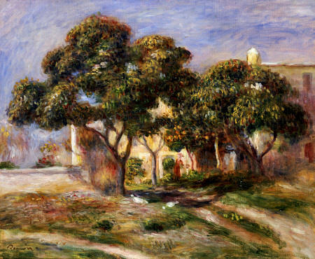 The Medlar Trees de Pierre-Auguste Renoir