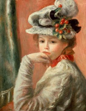 Young Girl in a White Hat