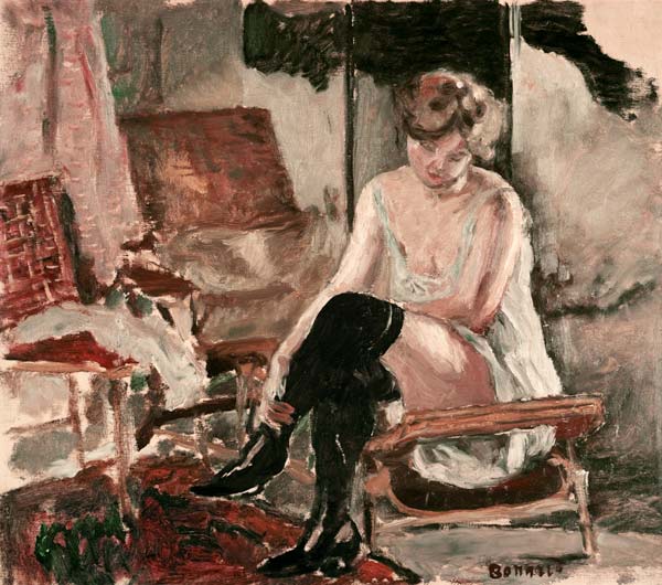 Etude de jeune femme sur sa chaiselongue de Pierre Bonnard
